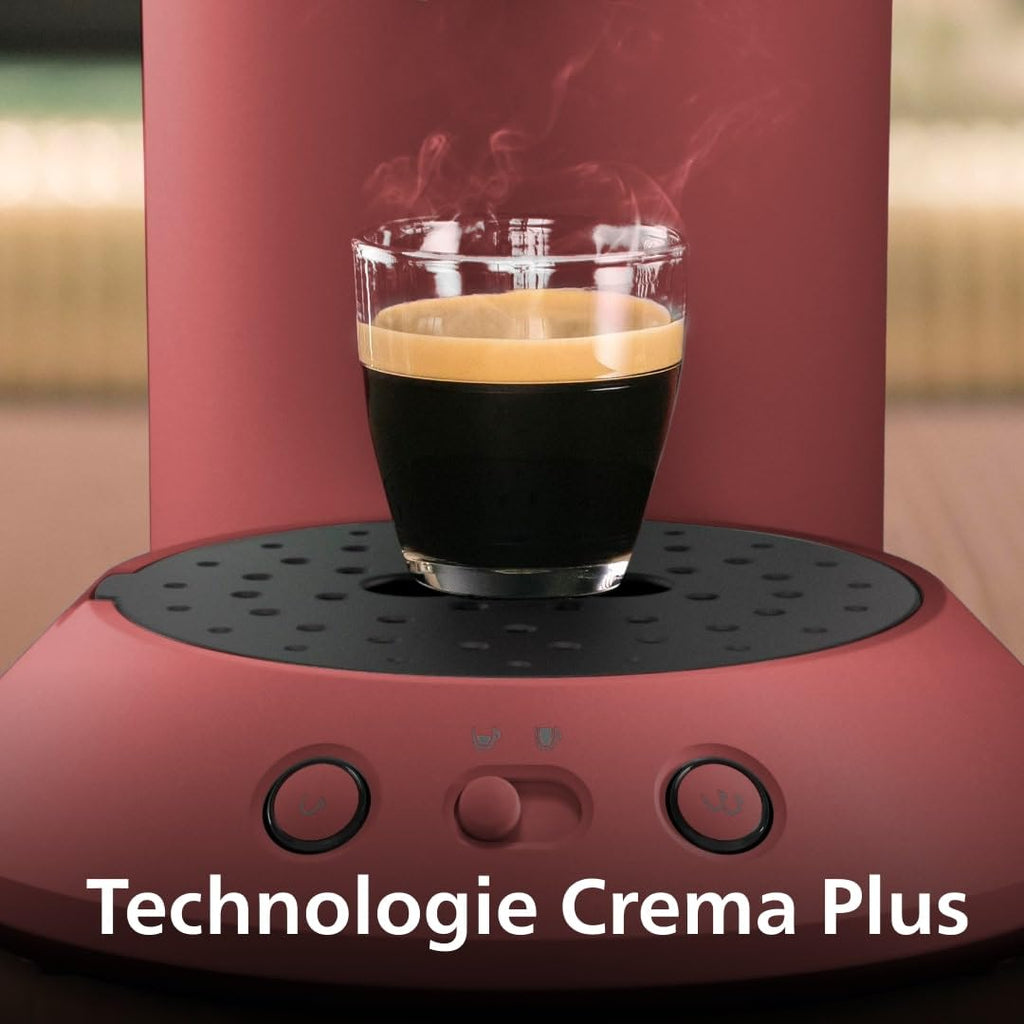 Senseo Original Plus – Machine à Café à Dosettes Rouge Tendre | CSA210/35