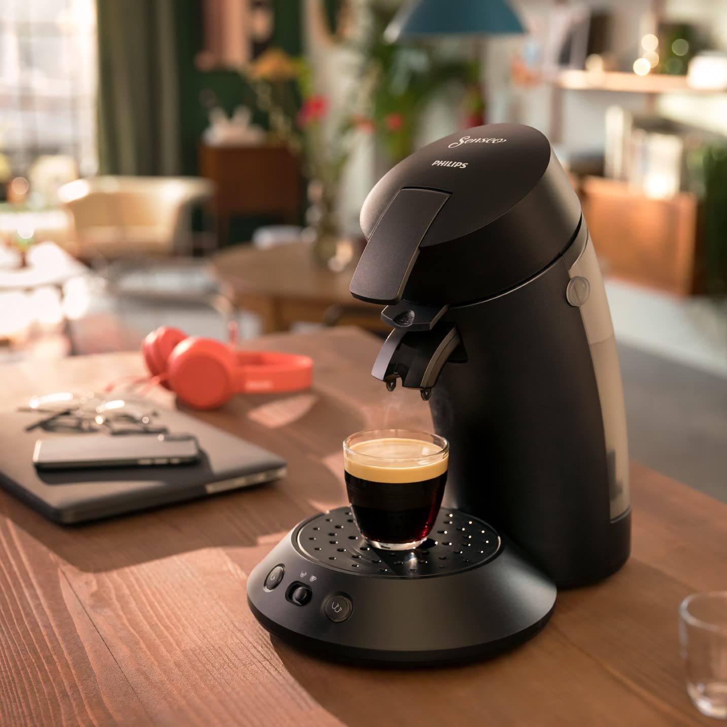 Senseo Original Plus – Machine à Café à Dosettes Noir | CSA210/22
