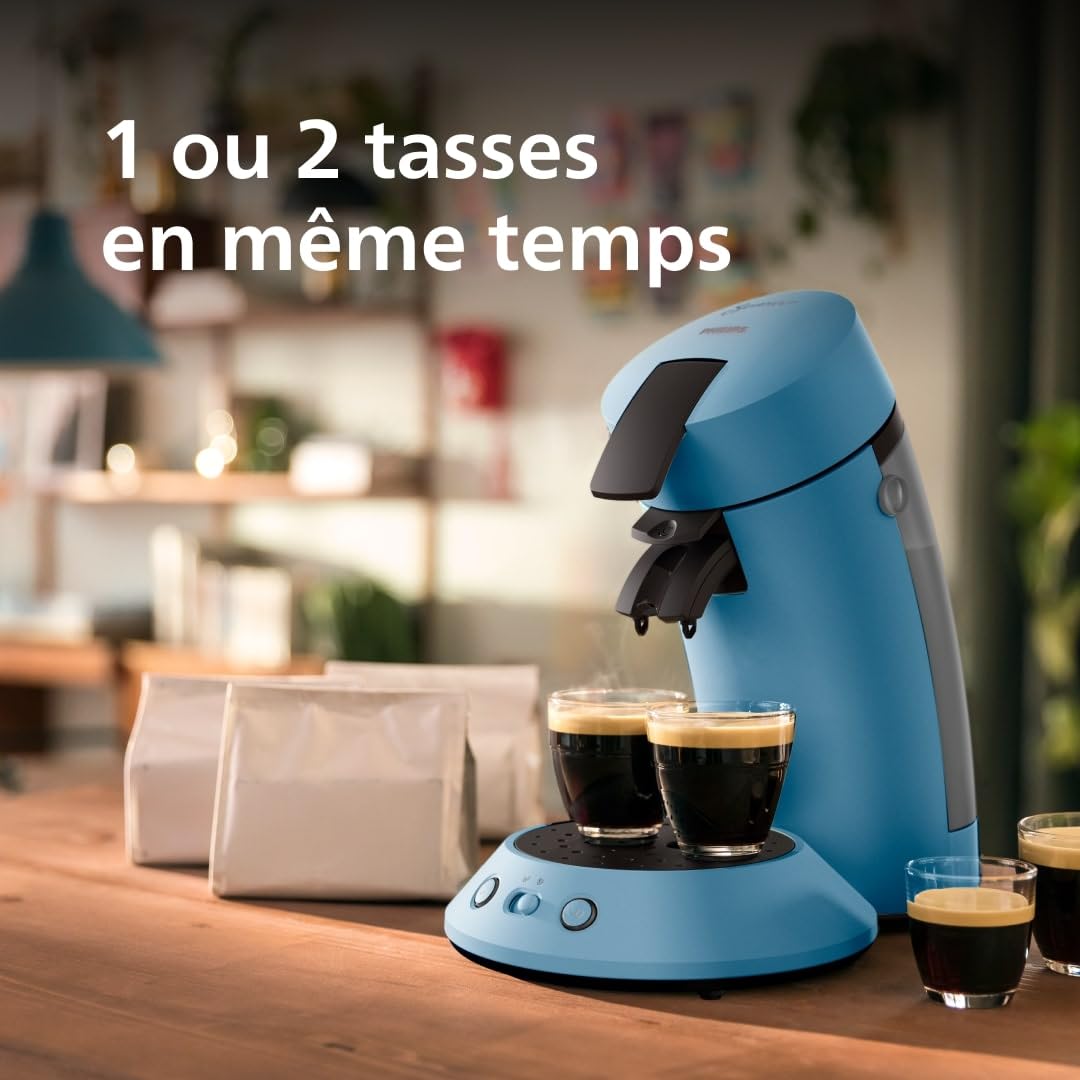 Senseo Original Plus – Machine à Café à Dosettes Bleu Paon | CSA210/00