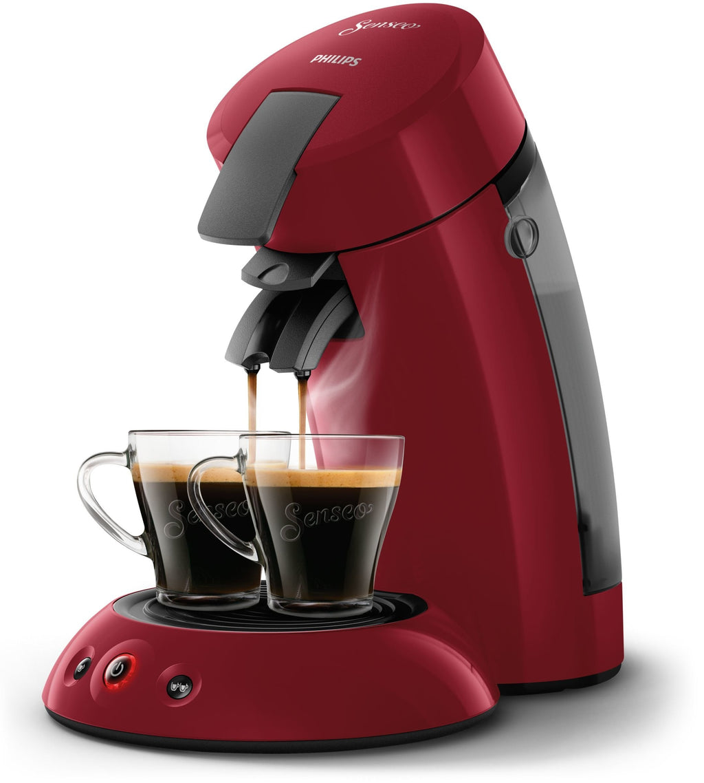 Senseo Original – Cafetière à Dosettes Rouge, 0,7 L, 1450 W | HD6553/81